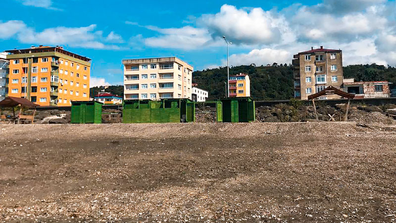 Eynesil Belediyesi Halk Plajı Kullanıma Açıldı